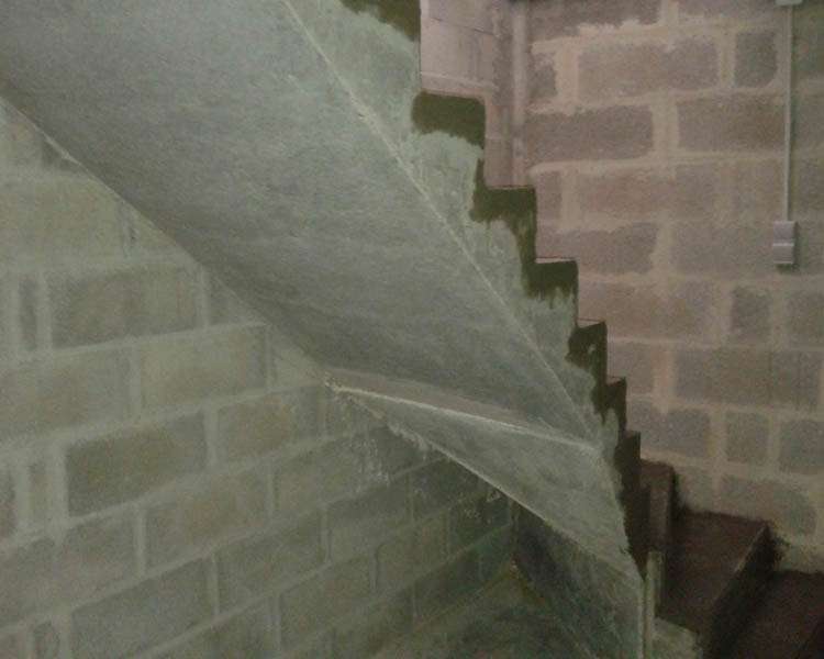 Escalier béton intérieur