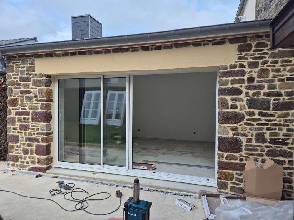 Rénovation maison en pierre, extension pierre