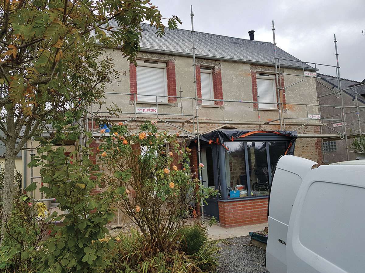 Ravalement maison avant