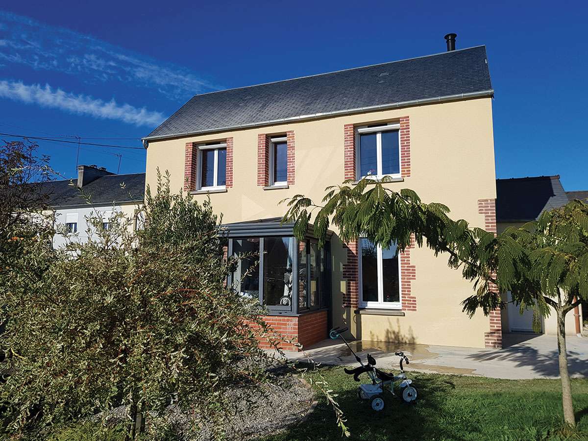 Ravalement maison après