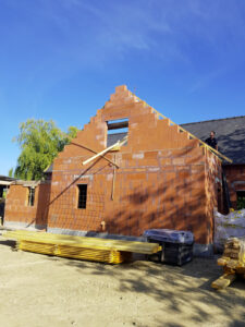 extension maison brique