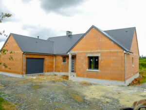 Maison brique construction neuve